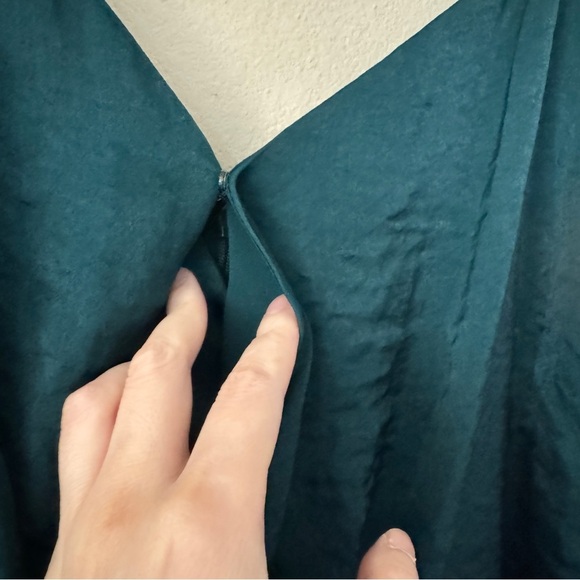 NWT 1.State Teal Wrap Camisole Sleeveless Blouse Top Size XL - Picture 4 of 7